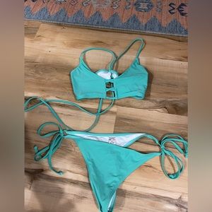 Like new 2 piece cheeky swimsuit